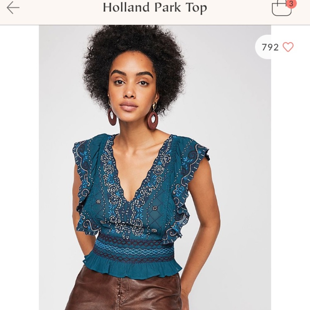 Free people Holland Park top